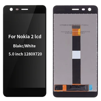 Oriģinālais LCD displejs Priekš Nokia 2 2.1 2.2 2.3 LCD Displejs, Touch Screen Digitizer Montāža AAA+++ Nomaiņa Melna Balta Bezmaksas Rīki