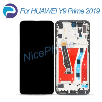 Par Huawei Y9 Ministru 2019 LCD Ekrāns + Touch Digitizer Displejs 2340*1080 STK-L21, STK-L22, STK-LX3 Y9 Ministru 2019 lcd ekrāns