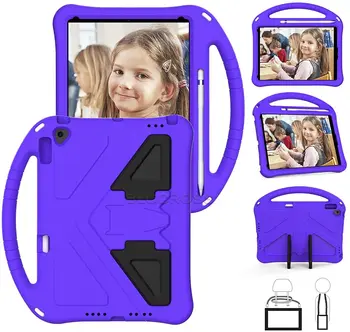 Par Visu Jauno Kindle Fire HD 10 ir 2021. Gadījumā EVA Putu Bērniem Drošu Gadījumā ar Statīvu Rīkoties ar Pildspalvu Turētājs par Fire HD 10 11 Gen Ir 2021. Planšetdatoru