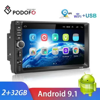 Podofo 2 Din Auto Radio Android Multimedia Player 7