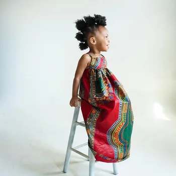 Qunq Bohēmijas Āfrikas Stils Meitenes Kleita Ir 2021. Jauno Vasaras Ikdienas Bērnu Apģērbu 2 3 4 5 6 Gadu Meitene Toddler Bērnu Apģērbs