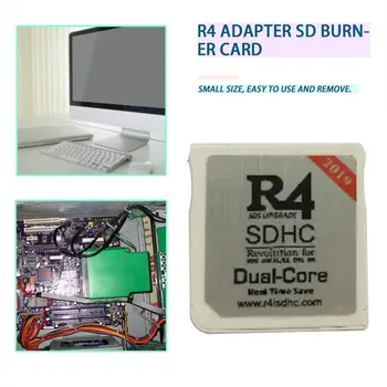 R4 SDHC Adapteris Secure Digital Atmiņas Karte Dedzināšana Kāršu Spēle Kartes Flashcard Izturīgs Materiāls, Kompakts Un Pārnēsājams Flashcard