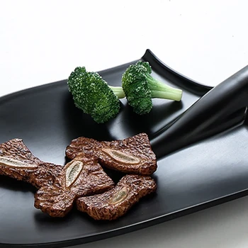 Radošā Hot Pot Sānu Plāksnes Ķīnas Cepti Rīsi Lāpstu Plate Panna, kas Apkalpo Ēdienus, Galda Restorānā netoksisks Pārtikas Paplātes 1gb