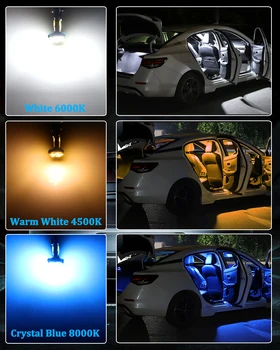 Seker Canbus LED Interjera Gaismas Peugeot 2008 3008 4007 4008 5008 RCZ 207 208 307 308 407 508 SW Lūka CC Sedans, Coupe Spuldzes