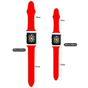 Sporta Siksna Apple skatīties joslas 44mm 42mm 40mm 38mm Elastību Iespiesti silikona aproce iwatch sērija 3 4 5 ZVIEDRIJA 6 watchband