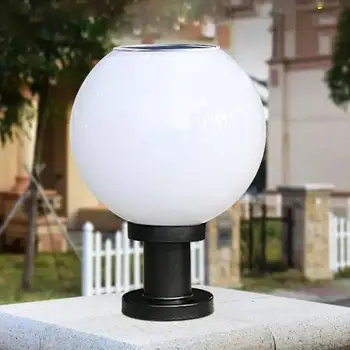 Studyset Saules-powered Bumbu-formas LED Sienas Apgaismojuma Žoga Ielas Lampas Apdare