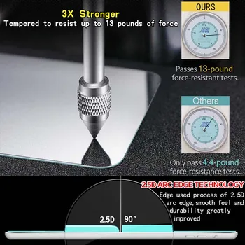 Tablete Rūdīta Stikla Ekrāna Aizsargs Vāks Lenovo Jogas Tablet 10 10.1 incn Anti-Ekrāna Lūzumu Rūdīts Filmu
