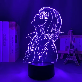 Tokijas Anime Vampīrs 3d Lampas Juuzou Suzuya, lai Guļamistaba Dekori Nightlight Atdzist Birthday Dāvanu Tokyo Vampīrs Led Nakts Gaisma Juuzou
