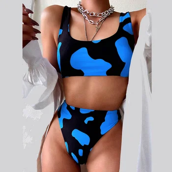 Traje De Bikini Ropa Interjera Sexy Sujetador Braga Conjunto De Bikini Con Estampado De Govs Para Mujer Ropa De Bano Bikini Komplekts