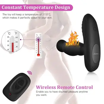 Tālvadības pults vibrators ar prostatas stimulators klitora pieaugušo rotaļlietas vīriešiem anālais sekss, prostatas masāža, geju seksa rotaļlietu faloimitator