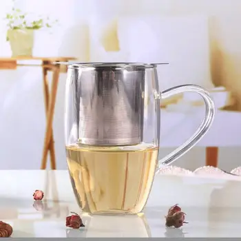 Tējas Noplūdes Filtru Atkārtoti Tējas Sietiņš Tējkanna Metāla Tējas Infuser 304 Nerūsējošā Tērauda Beramās Tējas Lapu Spice Filtrs Tējas Piederumi