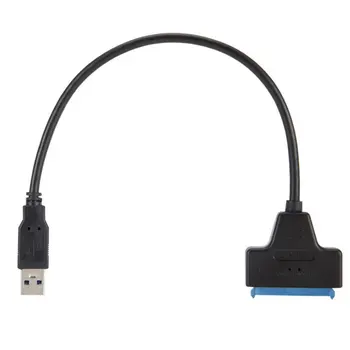USB 3.0 SATA 3 Kabeli, Sata USB Adapteris līdz Pat 6 gb / s Atbalsts 2.5 Collas Ārējo SSD HDD Cieto Disku Pārveidotājs Kabelis, 20CM Garums