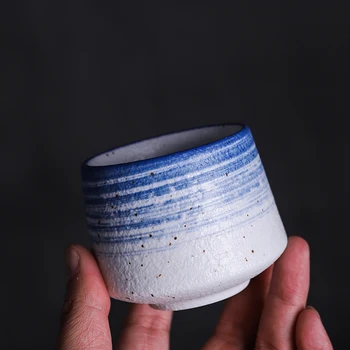 XINCHEN ķīniešu keramikas tējas tase lielas jaudas zilā porcelāna tējas tases ķīniešu kung fu kausa 170ml