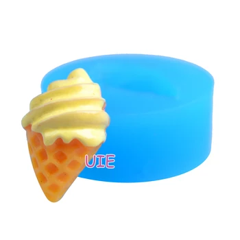 XYL018U 3D Silikona Veidnē Elastīgu Pelējuma saldējums Miniatūras Saldumi Decoden Kawaii Polimēra Māla Rotaslietas Pelējuma