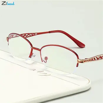 Zilead Lasīšanas Brilles Īpaši Vieglas Metāla Hyperopia Brilles Sievietēm, Vīriešiem Vecuma Tālredzība Briļļu Dioptrijas +1/+1.5/+2/+2.5/+3/+3.5/+4