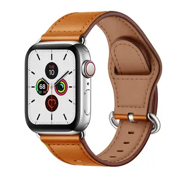Ādas siksna Apple skatīties, sērija 6 SE 44mm 40mm regulējama aproce smartwatch correa iWatch 5 4 3 joslu 42mm 38mm aproce