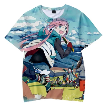 Fshion Anime, Kas Atpakaļ Nometnē: Istabas Nometnē 3d Iespiests T-krekls Unisex Moderns Ikdienas Populārs Vasaras Topi Streetwear
