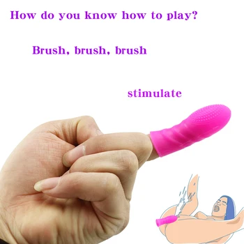 Pirkstu Vibrators G-spot Klitoru Stimulēt Orgasmu Masāžas Sieviešu Masturbator Lesbiešu Erotiska Pirkstu Uzmava Seksa Rotaļlietas Sievietēm